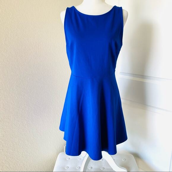 Lulus Dresses & Skirts - Lulu's Fit & Flare Open Back Sleeveless Mini Dress